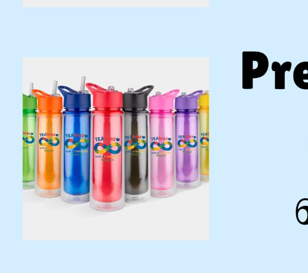 Termo 610 ml con popote